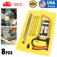 SUA 8 In 1 Multi-Function Metal Magic Saw DIY Hand Saw Woodworking Saw Set Tool