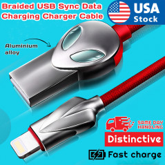 Aluminium alloy USB Sync Data Charging Charger Cable for iPhone 6 7 8 8+ X/XS