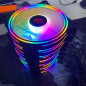 3-Pack Black Frame 120mm RGB LED PC Computer Case Cooling Fan Quiet Colorful