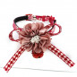 Dog Collar Pet Adjustable Pet Neck Strap Flower Shape Small Dog Lead Cat Bow Tie