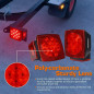 12V LED Submersible Trailer Tail Lights Kit Boat Marker Truck Waterproof Set