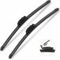 24" & 18" All season Bracketless J-HOOK Windshield Wiper Blades OEM QUALITY