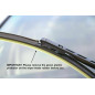 24" & 18" All season Bracketless J-HOOK Windshield Wiper Blades OEM QUALITY