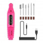 Electric Nail File Art Drill File Acrylic Manicure Pedicure Portable Machine Kit