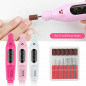 Electric Nail File Art Drill File Acrylic Manicure Pedicure Portable Machine Kit