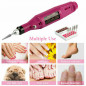 Electric Nail File Art Drill File Acrylic Manicure Pedicure Portable Machine Kit