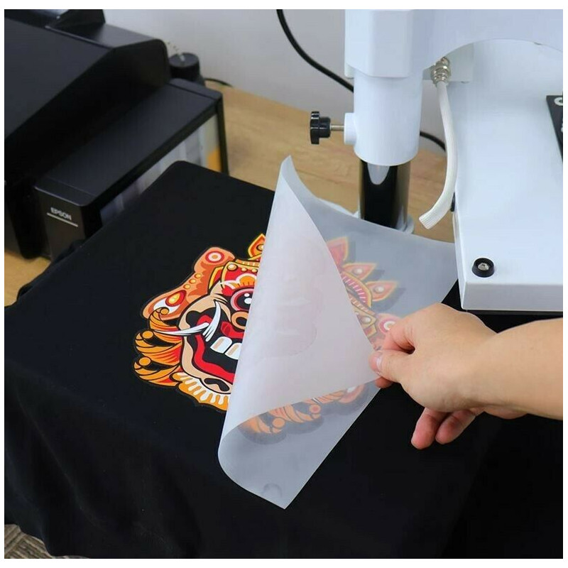 CISinks Hot / Cold Peel DTF Film 20 Sheets A3+ 13 x 19 PET Heat Transfer  Paper for DIY Direct Print PreTreat Universal Waterproof Transparency on
