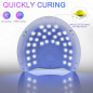 120W Nail Dryer LED Lamp UV Light Polish Gel Curing Machine Electric Manicure