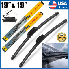 19" & 19" All season Bracketless J-HOOK Windshield Wiper Blades OEM QUALITY