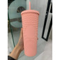 24oz Diamond Durian Double Wall Tumbler Pool Beach Cup with Straw Coffee Cold US