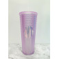 24oz Diamond Durian Double Wall Tumbler Pool Beach Cup with Straw Coffee Cold US