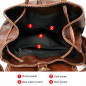 Fashion Women Backpack Leather Travel Hand Shoulder School Bag Satchel Rucksack