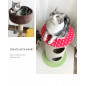 43" Multi-Level Cat Tree with Kitten House Condo Furniture Scratching Post