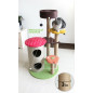 43" Multi-Level Cat Tree with Kitten House Condo Furniture Scratching Post