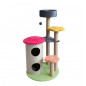 43" Multi-Level Cat Tree with Kitten House Condo Furniture Scratching Post