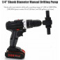 Hand Electric Drill Drive Self Priming Pump Home Oil Fluid Water Transfer Tools