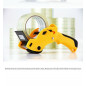 Heavy Duty Tape Gun Dispenser Packing Machine Shipping Grip Sealing Roll Cutter