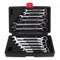 12pc Ratcheting Combination Wrench Set SAE Inch Imperial Metric MM Tool With Box