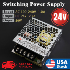 Mean Well LRS  50w 24V 2.2A Switching Power Supply LRS50-24