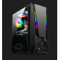 Destroyer ATX Mid Tower Desktop PC Gaming RGB Computer Case Acrylic Black W/FANS