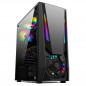 Destroyer ATX Mid Tower Desktop PC Gaming RGB Computer Case Acrylic Black W/FANS