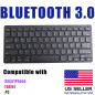 Wireless bluetooth 3.0 keyboard For iPad Mini tablet iPhone android  PC Smartpho