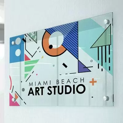 Acrylic sign sample 4